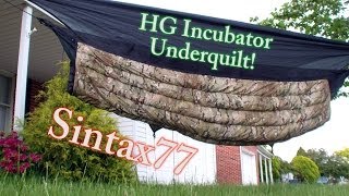 First Look  Hammock Gear Incubator 40 Underquilt [upl. by Zitvaa]