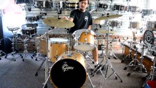 Remo Silent Stroke Head w Zildjian L80 Low Volume Cymbals [upl. by Dragelin]