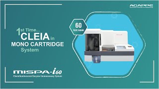 Mispa i60  Fully Automated Chemiluminescence Enzyme Immunoassay Analyzer with 60 Tests Hr [upl. by Nnyleak]