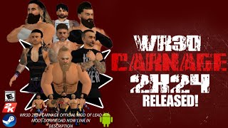 WR3D 2K24 CARNAGE BY LEAD RELEASED WITH ALL NEW FEATURES For Android amp PC [upl. by Penrose]