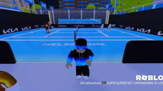 Tennis in Roblox FIRST VIDEO AFTER NEW PFP CAME OUT [upl. by Hadleigh]