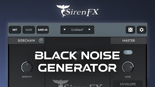 Black Noise Generator Demo  SirenFX [upl. by Flodur474]