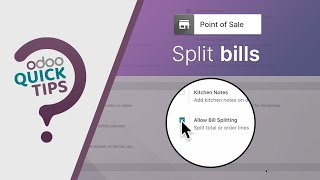 Odoo Quick Tips  Split bills POS [upl. by Gabriella]