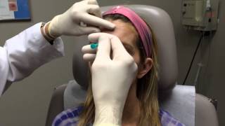 Injecting Dysport for Brow Lift [upl. by Lasser]