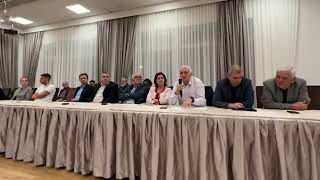 Tryeza debatit me pedagogët “Shkenca Jo Politikequot fjala e z Hysen Osmanaj 18 tetor 2024 [upl. by Ralip551]