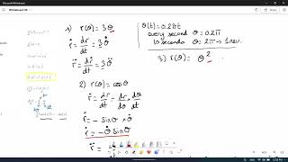 Dynamics examples or r of theta r dot r dot dot [upl. by Ettennej]