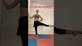 5 Best Barre exercises🔥 [upl. by Kurzawa]