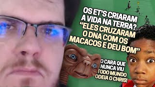 CASIMIRO DE RESENHA NO FIFA COM OS AMIGOS ABSURDOS SOBRE O ÍNICIO DA VIDA E   Cortes do Casimito [upl. by Haleehs]