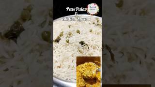 Delicious Peas Pulav with Mutton kuruma gheerice muttoncurry muttonkuruma peaspulao shortsfeed [upl. by Helbon]