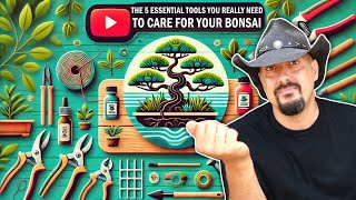 Top 5 Bonsai Tools to Work on Your Trees [upl. by Cirle443]