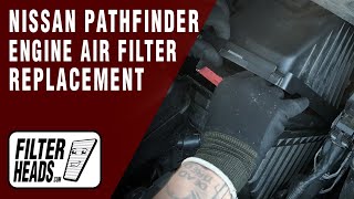 How to Replace Engine Air Filter 2020 Nissan Pathfinder V6 35L  TA24278 AF293 [upl. by Anitram]