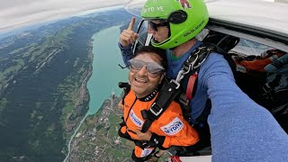 Skydiving in Interlaken A Family Adventure in Swiss Alps [upl. by Fax]