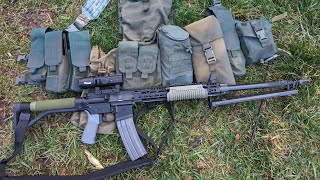 AR  PK  AR15 RPK  Squad Automatic Rifle Setup On A Budget For Prepared Citizens And Minute Men [upl. by Yttisahc]