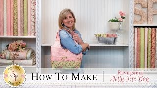 How to Make a Reversible Jelly Roll Bag  A Shabby Fabrics Sewing Tutorial [upl. by Iggem]