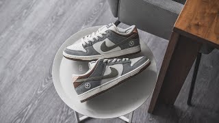 Yuto Horigome x Nike SB Dunk Low Pro QS quotWolf Grey  Iron Greyquot Review amp OnFeet [upl. by Giulio]