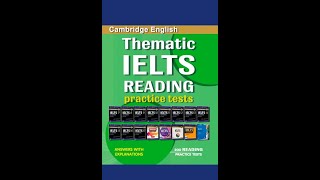 Thematic IELTS reading practice tests [upl. by Anavoj]