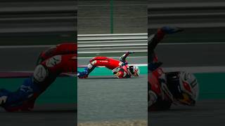 Dovizioso crash dengan Jack miller 😭 [upl. by Amling]