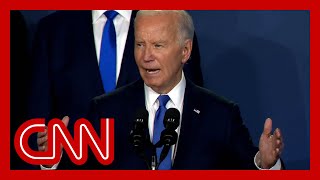 See moment Biden mistakenly calls Zelensky President Putin [upl. by Arlana]