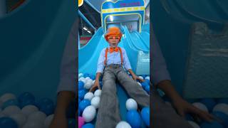 Kid Blippi Learns Colors at the Indoor Playground blippi shorts [upl. by Analad]