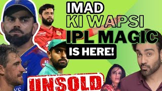 IMAD is back  Babar Unsold  IPL HAS OFFICIALLY BEGUN CriComedy 295 [upl. by Nwavahs104]