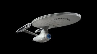 Star Trek USS Enterprise NCC1701A stl model for 3D printing [upl. by Cicero780]