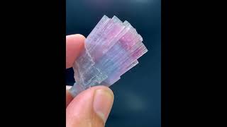 Cotton Candy Tourmaline Crystals from Afghanistan [upl. by Eynahpets739]