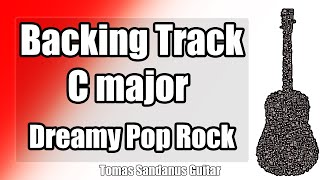 C major Backing Track  Slow Deep Emotional Dreamy Pop Rock Guitar Jam Backtrack  TS 21 [upl. by Nosidda714]