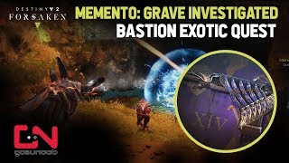 Destiny 2 Grave Investigated Memento Quest Step  Trappers Cave [upl. by Theone]