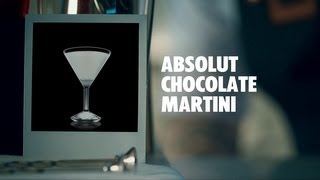 ABSOLUT CHOCOLATE MARTINI DRINK RECIPE  HOW TO MIX [upl. by Akceber]