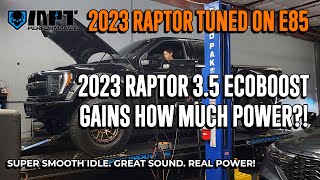 2023 Raptor 35 Ecoboost Tuned on E85  Insane power gains over stock Real power  MPT Performance [upl. by Pate]