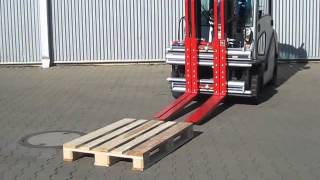 DURWEN  DPK 1  Meervoudige palletvorkenverstellers voor 1 of 2 pallets [upl. by Mata]