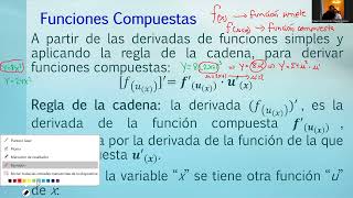 Derivadas de funciones compuestas [upl. by Grove]