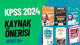 KPSS 2024 KAYNAK KİTAP TAVSİYESİ kpss kpss2024 kpssb [upl. by Hugues]