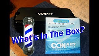 Conair Model HC224GBC 24 Piece Custom Cut Haircut Kit Unboxing 💇📹📀🗨👍😃 [upl. by Lienad]