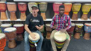 Bougarbou  Zoumbarro amp Primo Series Guinea Djembe [upl. by Anavahs]