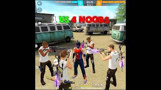 1 VS NOOBS freefire [upl. by Averat685]