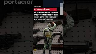 Sedena podría tener mayores facultades para la entrega de licencias de portación de armas [upl. by Gower]