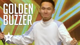 GOLDEN BUZZER AUDITION 2017 Canion Shiribat BLOWS JUDGES AWAY With His Incredible Digital Dancing [upl. by Hilda]