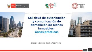 DGA Solicitud de autorización y comunicación de demolición de bienes inmuebles Casos prácticos [upl. by Amihc]