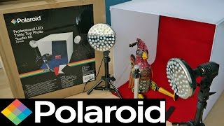 Polaroid Pro LED Table Top Photo Studio Kit Unboxing Setup Specs amp Demo Ruby Rock YouTube 18 [upl. by Aznola]