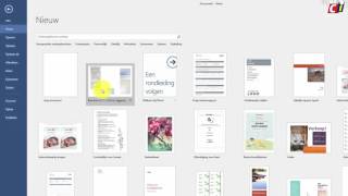 Brochure maken in Word 2016 [upl. by Amuh]