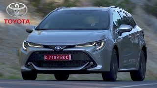 2019 Toyota Corolla Touring Sports 18L Hybrid  Driving Interior Exterior EU Spec [upl. by Baiss204]