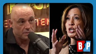 Rogan PUSHES For Kamala Studio Interview [upl. by Ocirled]