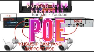 POE CCTV buat apa POE SWITCH POE SPLITTER ACTIV dan PASIF [upl. by Sitof127]