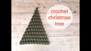 Crochet Christmas tree  tutorial Xmas tree [upl. by Oirretna901]