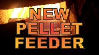 Pellet Feeder for Rocket Heater  New amp Better Design [upl. by Ynnaej383]