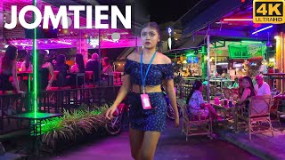 4K Evening walk Jomtien Beach Pattaya 2024 Thailand today [upl. by Ostler]