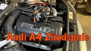 Audi A4 S4  Defekte Zündspule wechseln Einbauvideo [upl. by Anneres]