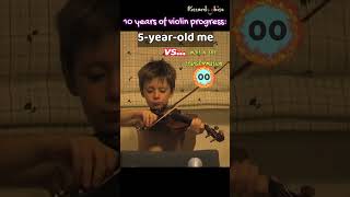 10 YEARS of VIOLIN PROGRESS shorts violinist [upl. by Gentry]