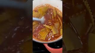 Lasagna Soup easyrecipe cheapmeals quickrecipe dinneridea cookwithme dinner foodies lasagna [upl. by Banwell603]